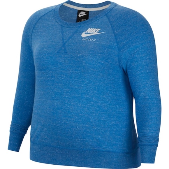 Nike Tops - NWT Nike vintage gym blue crewneck top
